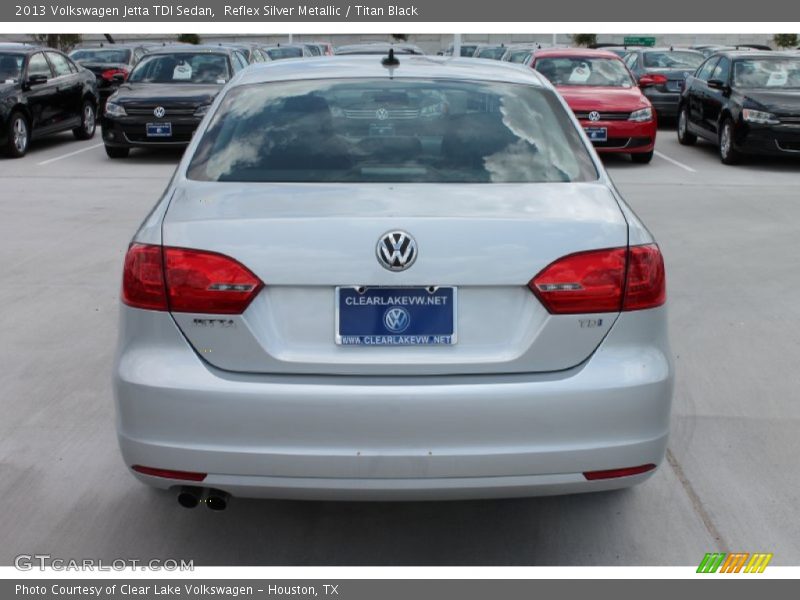 Reflex Silver Metallic / Titan Black 2013 Volkswagen Jetta TDI Sedan