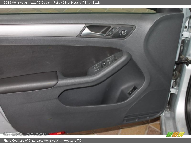 Reflex Silver Metallic / Titan Black 2013 Volkswagen Jetta TDI Sedan