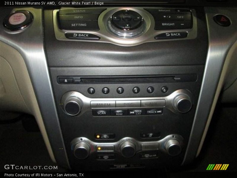 Glacier White Pearl / Beige 2011 Nissan Murano SV AWD