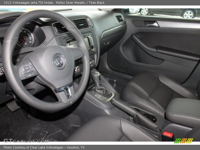 Reflex Silver Metallic / Titan Black 2013 Volkswagen Jetta TDI Sedan
