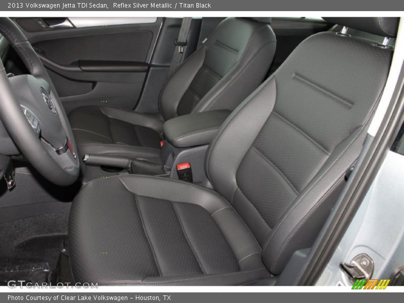 Reflex Silver Metallic / Titan Black 2013 Volkswagen Jetta TDI Sedan