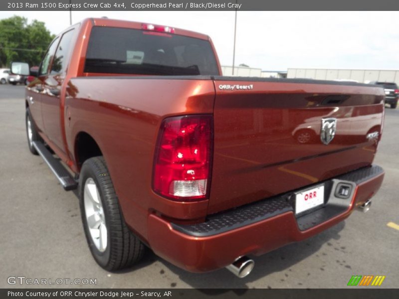 Copperhead Pearl / Black/Diesel Gray 2013 Ram 1500 Express Crew Cab 4x4