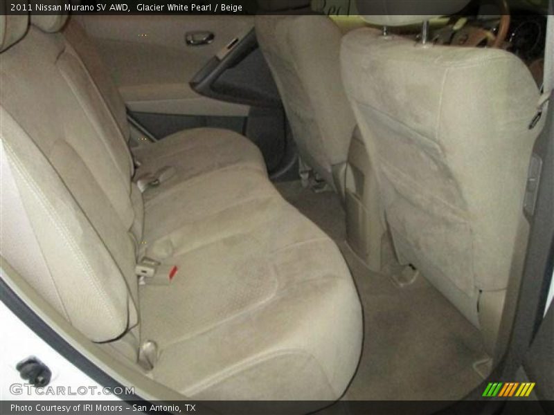 Glacier White Pearl / Beige 2011 Nissan Murano SV AWD