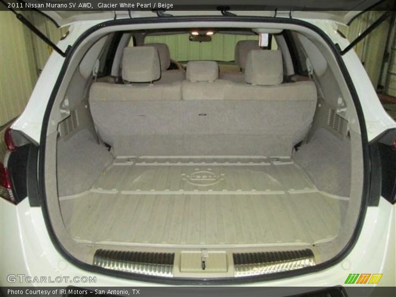 Glacier White Pearl / Beige 2011 Nissan Murano SV AWD