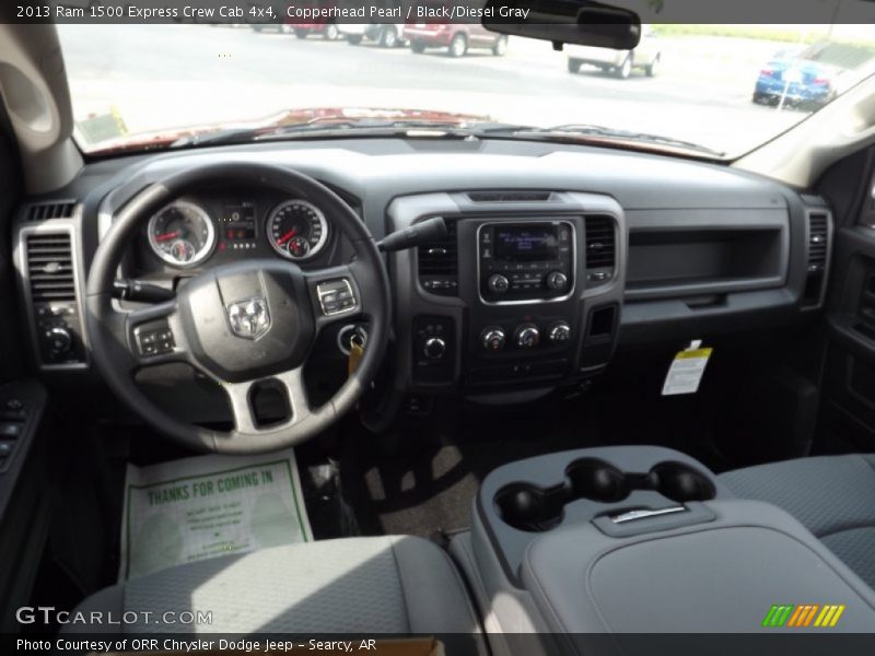Copperhead Pearl / Black/Diesel Gray 2013 Ram 1500 Express Crew Cab 4x4