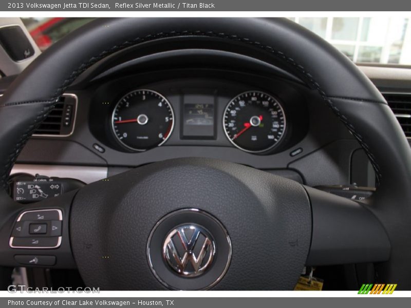 Reflex Silver Metallic / Titan Black 2013 Volkswagen Jetta TDI Sedan