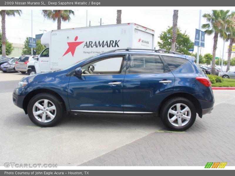 Deep Sapphire Metallic / Beige 2009 Nissan Murano SL