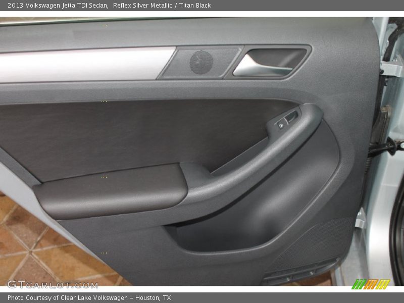 Reflex Silver Metallic / Titan Black 2013 Volkswagen Jetta TDI Sedan