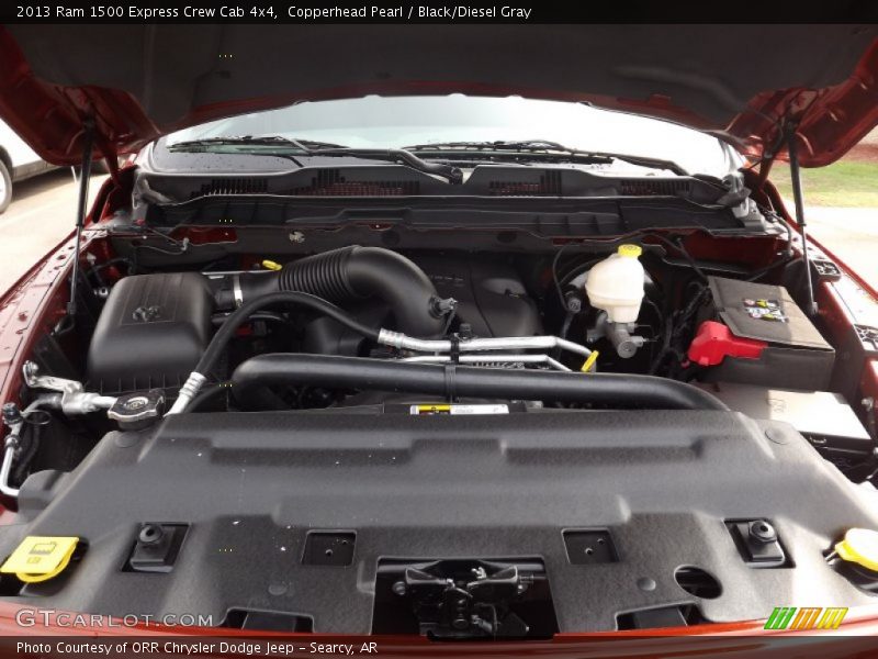 Copperhead Pearl / Black/Diesel Gray 2013 Ram 1500 Express Crew Cab 4x4