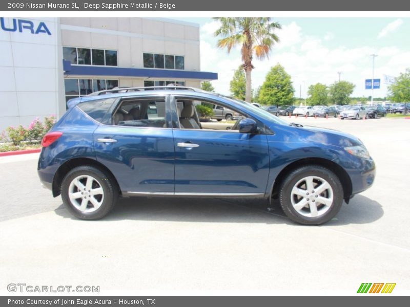 Deep Sapphire Metallic / Beige 2009 Nissan Murano SL