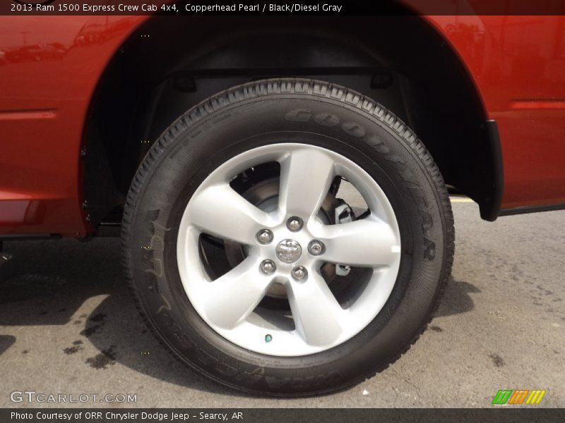 Copperhead Pearl / Black/Diesel Gray 2013 Ram 1500 Express Crew Cab 4x4