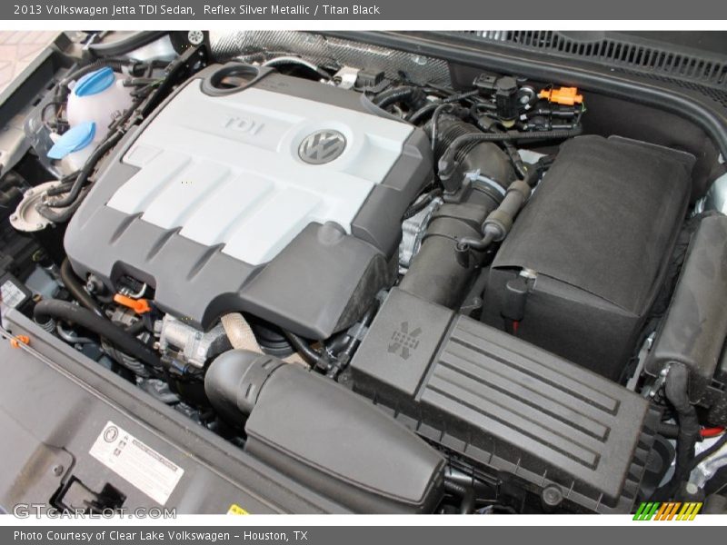 Reflex Silver Metallic / Titan Black 2013 Volkswagen Jetta TDI Sedan