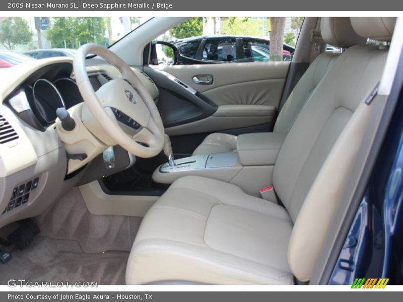 Deep Sapphire Metallic / Beige 2009 Nissan Murano SL