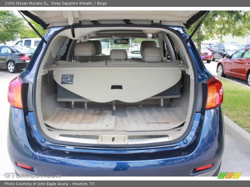 Deep Sapphire Metallic / Beige 2009 Nissan Murano SL