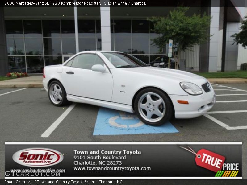 Glacier White / Charcoal 2000 Mercedes-Benz SLK 230 Kompressor Roadster