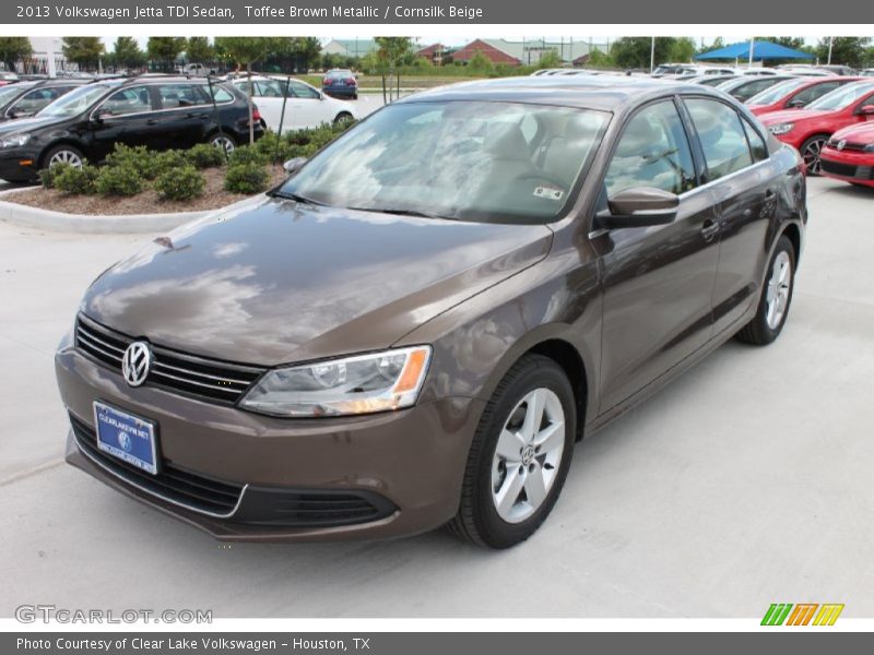 Toffee Brown Metallic / Cornsilk Beige 2013 Volkswagen Jetta TDI Sedan