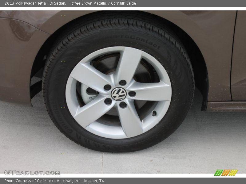 Toffee Brown Metallic / Cornsilk Beige 2013 Volkswagen Jetta TDI Sedan