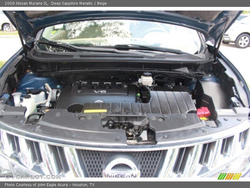 Deep Sapphire Metallic / Beige 2009 Nissan Murano SL