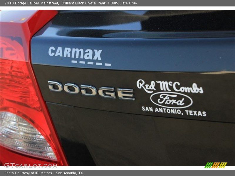 Brilliant Black Crystal Pearl / Dark Slate Gray 2010 Dodge Caliber Mainstreet