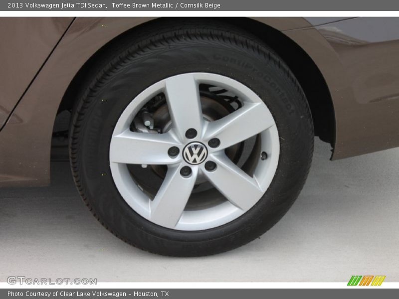 Toffee Brown Metallic / Cornsilk Beige 2013 Volkswagen Jetta TDI Sedan