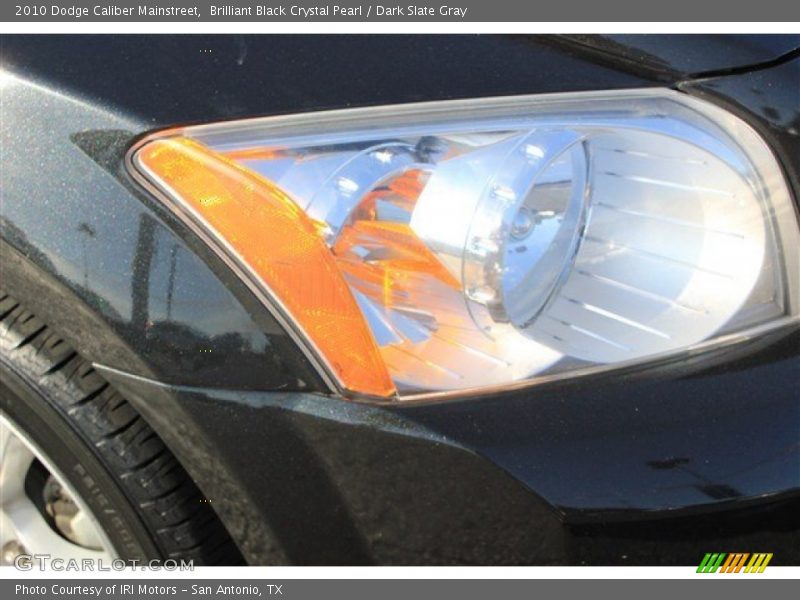 Brilliant Black Crystal Pearl / Dark Slate Gray 2010 Dodge Caliber Mainstreet