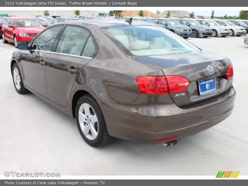 Toffee Brown Metallic / Cornsilk Beige 2013 Volkswagen Jetta TDI Sedan