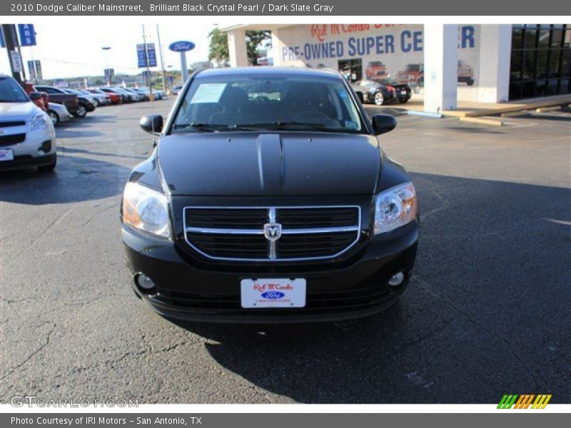 Brilliant Black Crystal Pearl / Dark Slate Gray 2010 Dodge Caliber Mainstreet