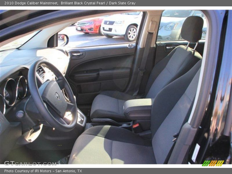 Brilliant Black Crystal Pearl / Dark Slate Gray 2010 Dodge Caliber Mainstreet