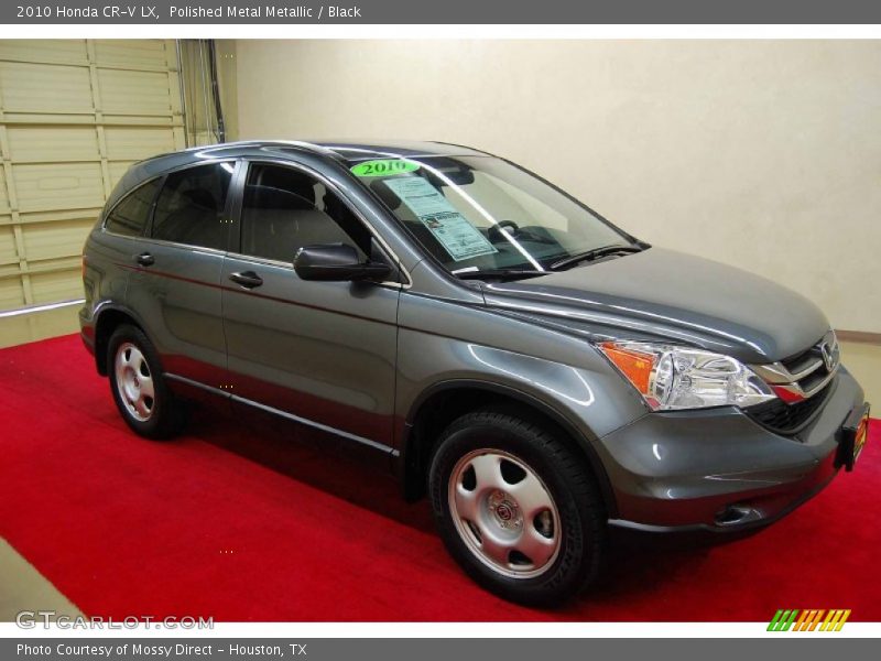 Polished Metal Metallic / Black 2010 Honda CR-V LX