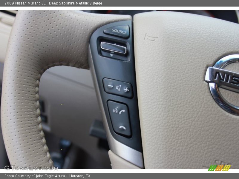 Deep Sapphire Metallic / Beige 2009 Nissan Murano SL