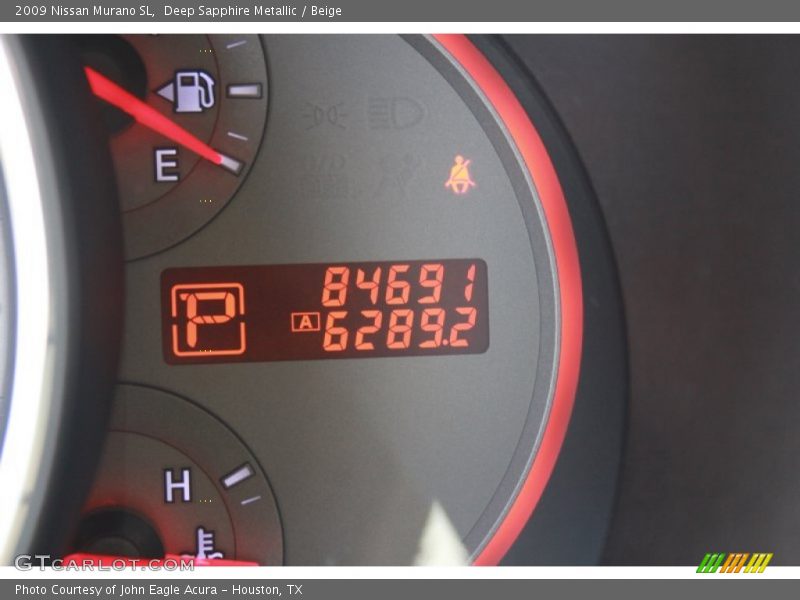 Deep Sapphire Metallic / Beige 2009 Nissan Murano SL