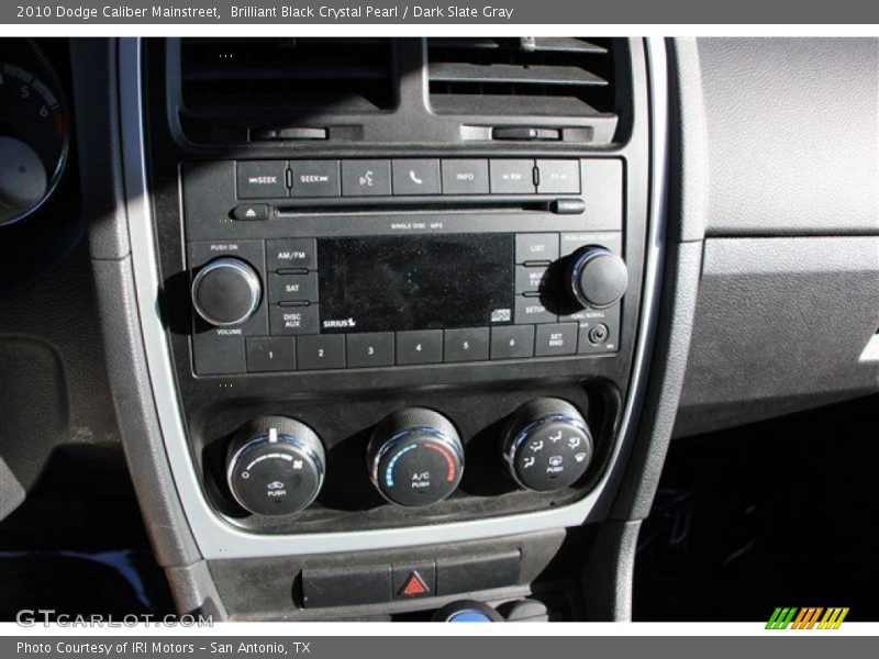 Brilliant Black Crystal Pearl / Dark Slate Gray 2010 Dodge Caliber Mainstreet
