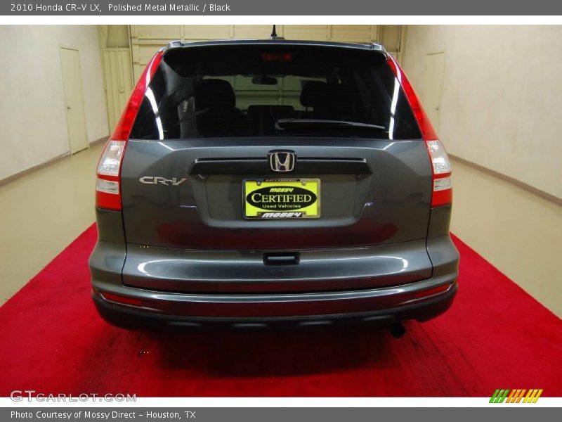 Polished Metal Metallic / Black 2010 Honda CR-V LX