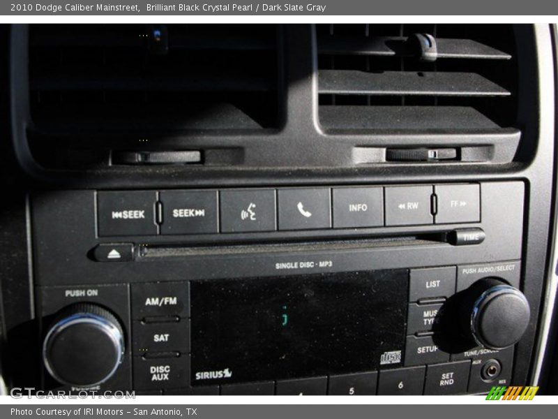 Brilliant Black Crystal Pearl / Dark Slate Gray 2010 Dodge Caliber Mainstreet