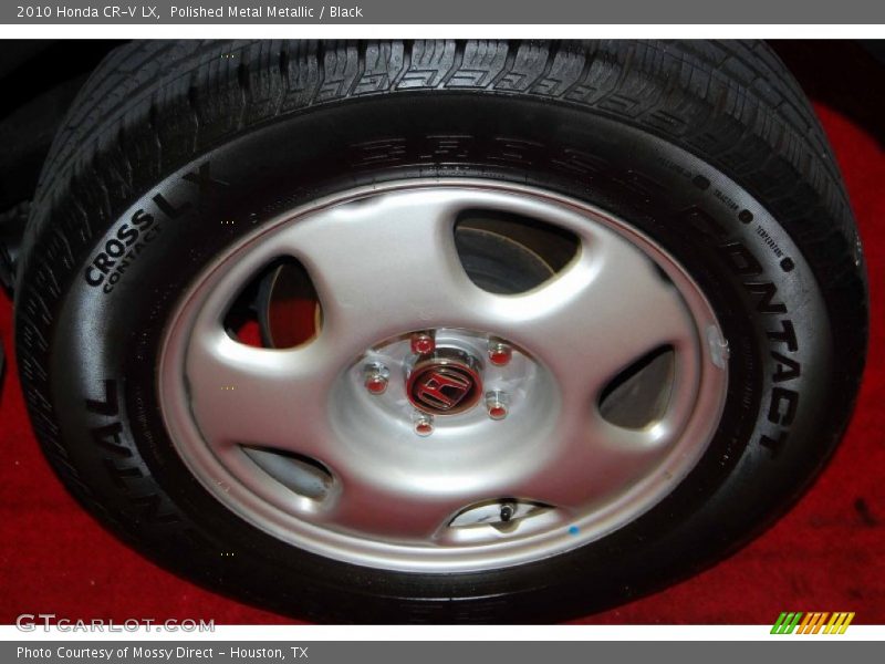 Polished Metal Metallic / Black 2010 Honda CR-V LX