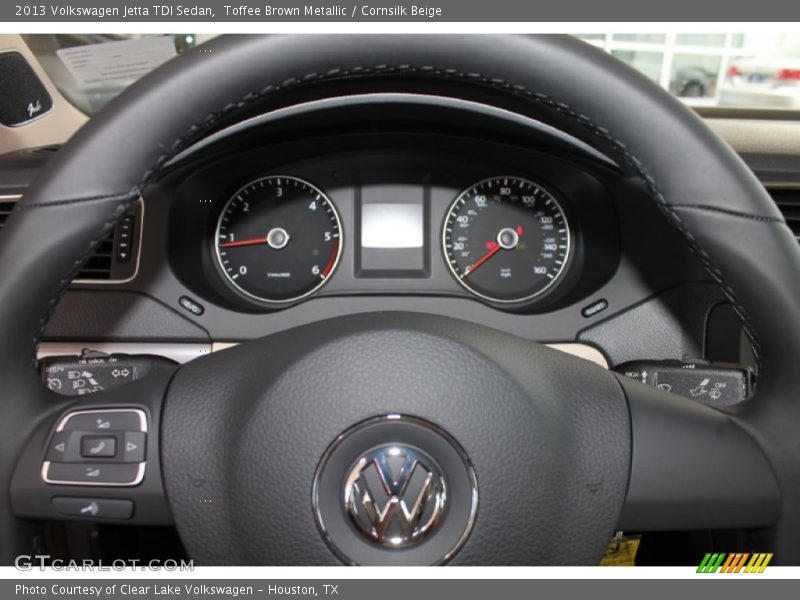 Toffee Brown Metallic / Cornsilk Beige 2013 Volkswagen Jetta TDI Sedan