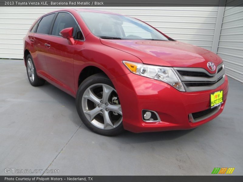 Barcelona Red Metallic / Black 2013 Toyota Venza XLE