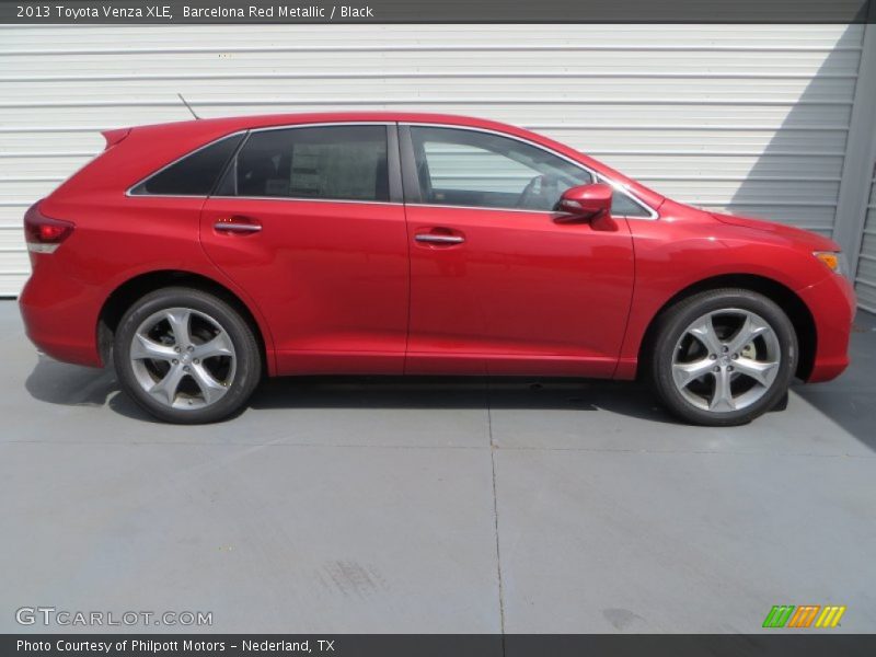 Barcelona Red Metallic / Black 2013 Toyota Venza XLE