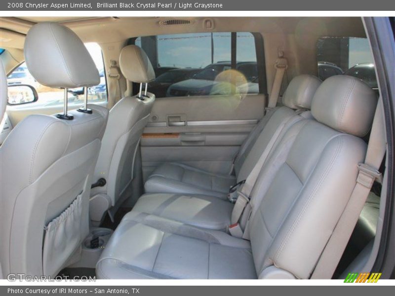 Brilliant Black Crystal Pearl / Light Graystone 2008 Chrysler Aspen Limited