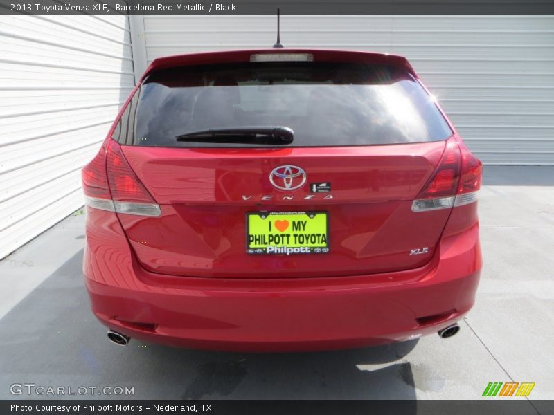 Barcelona Red Metallic / Black 2013 Toyota Venza XLE