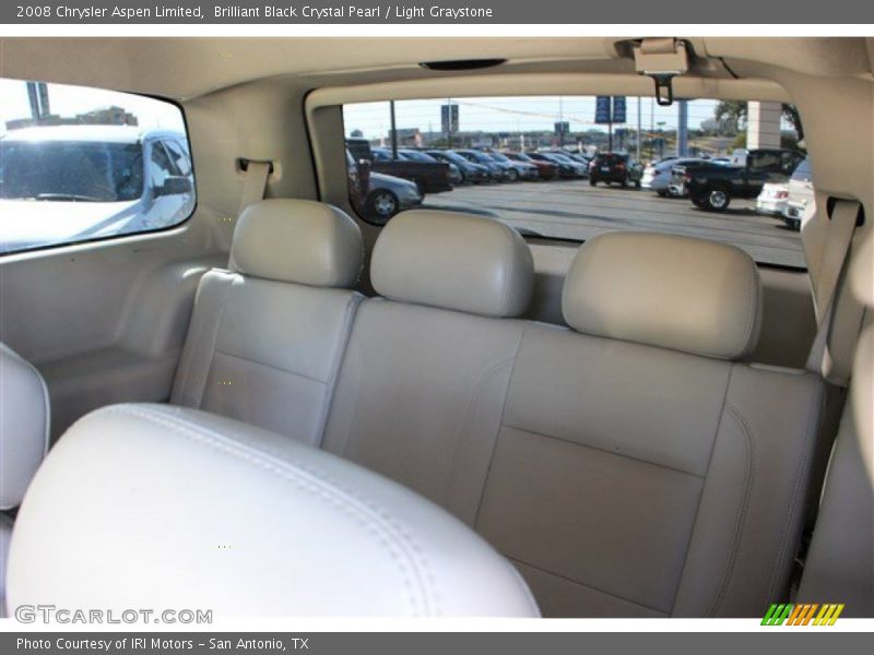 Brilliant Black Crystal Pearl / Light Graystone 2008 Chrysler Aspen Limited
