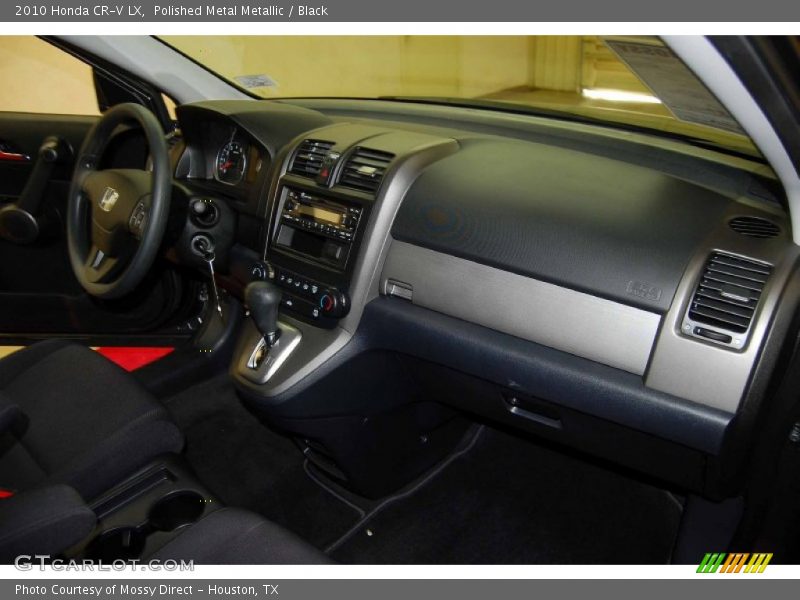 Polished Metal Metallic / Black 2010 Honda CR-V LX