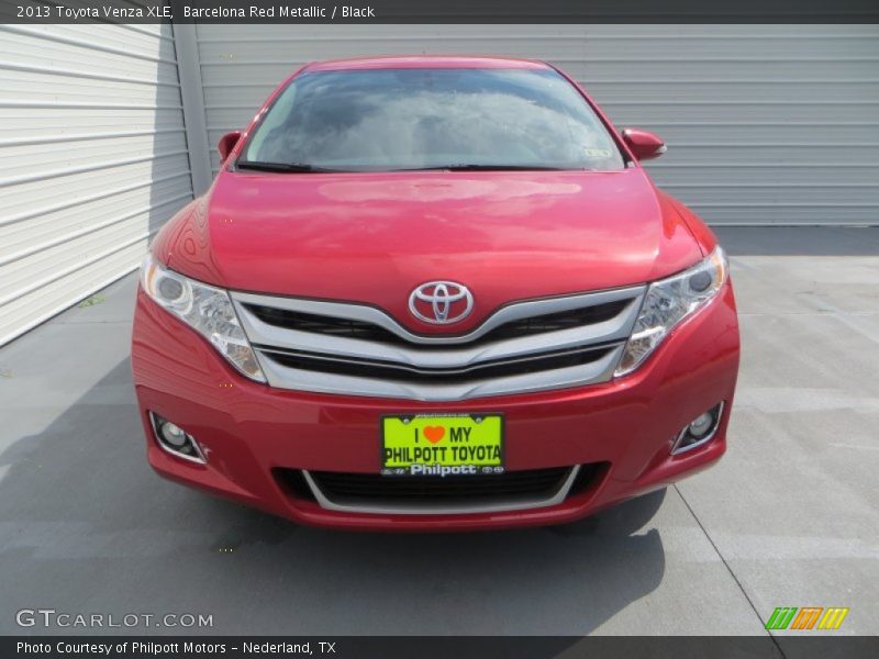 Barcelona Red Metallic / Black 2013 Toyota Venza XLE