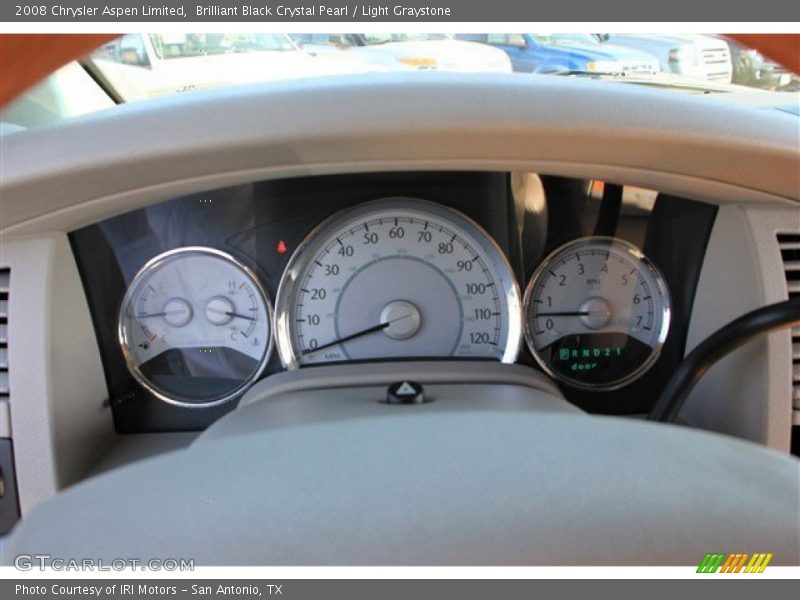 Brilliant Black Crystal Pearl / Light Graystone 2008 Chrysler Aspen Limited