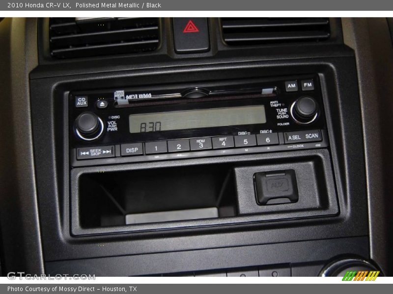 Polished Metal Metallic / Black 2010 Honda CR-V LX