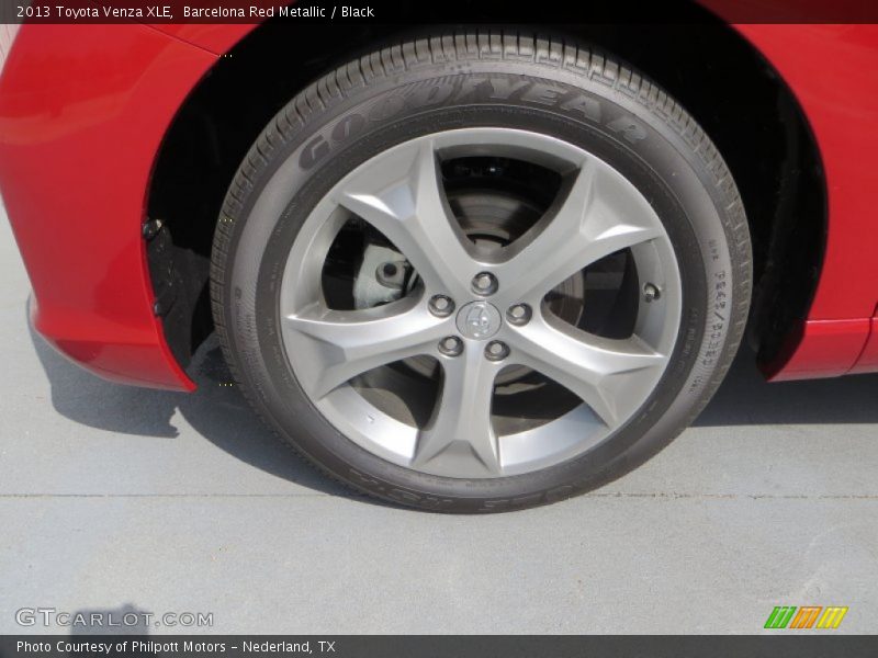Barcelona Red Metallic / Black 2013 Toyota Venza XLE