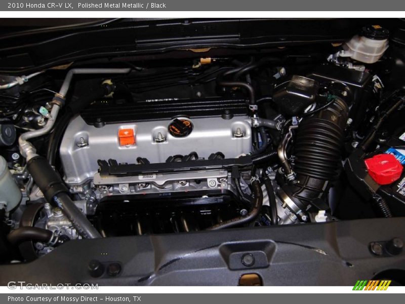 Polished Metal Metallic / Black 2010 Honda CR-V LX