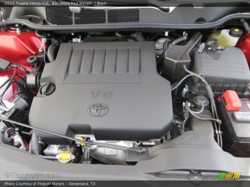 Barcelona Red Metallic / Black 2013 Toyota Venza XLE