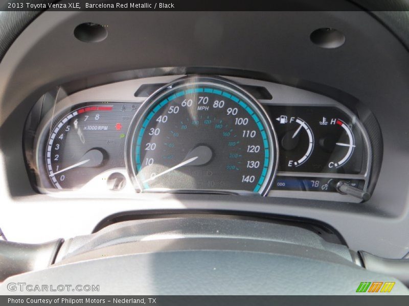 Barcelona Red Metallic / Black 2013 Toyota Venza XLE