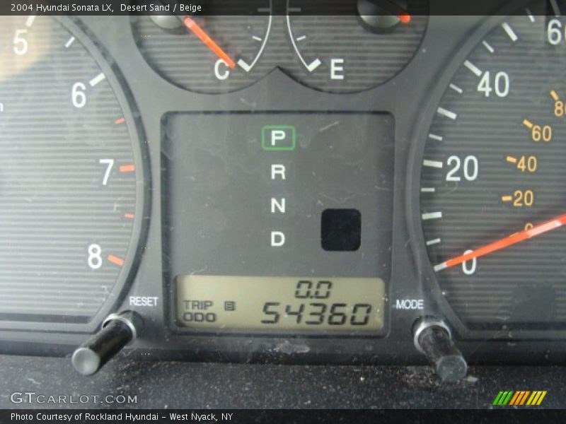 Desert Sand / Beige 2004 Hyundai Sonata LX